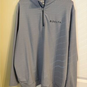 Delta Striped Gray Pullover